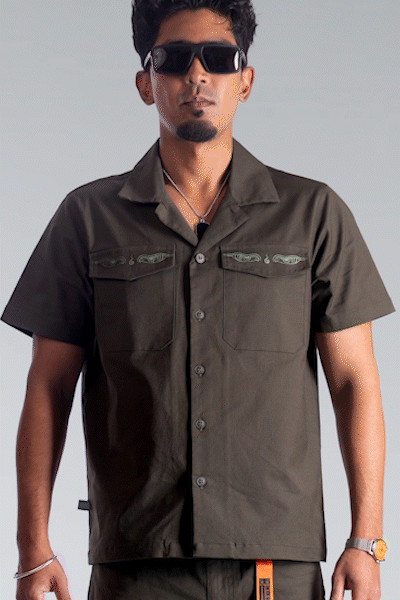 Gaya Olive Green Shirt image 0