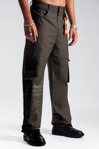 Gaya Olive Pants